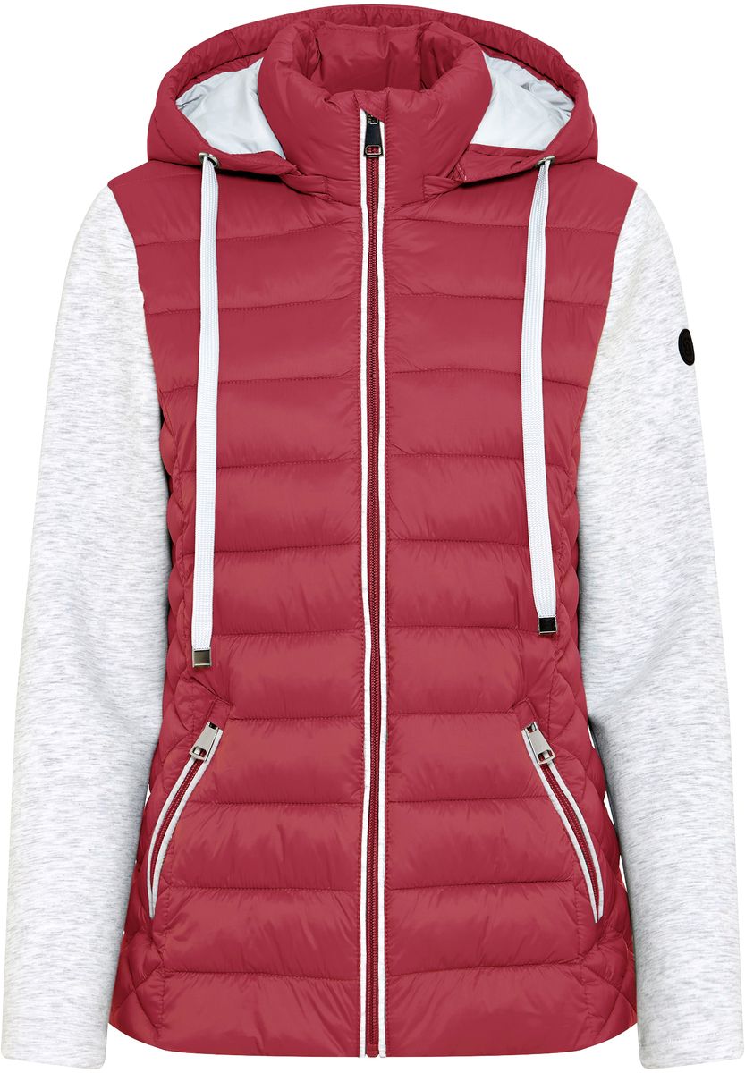 Hybrid-Steppjacke mit Kapuze