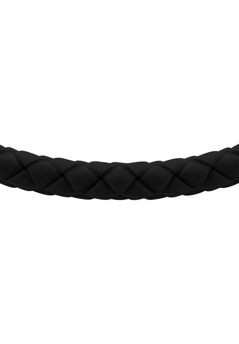 Herren Geflochtenes Armband Schwarz mit Verschluss