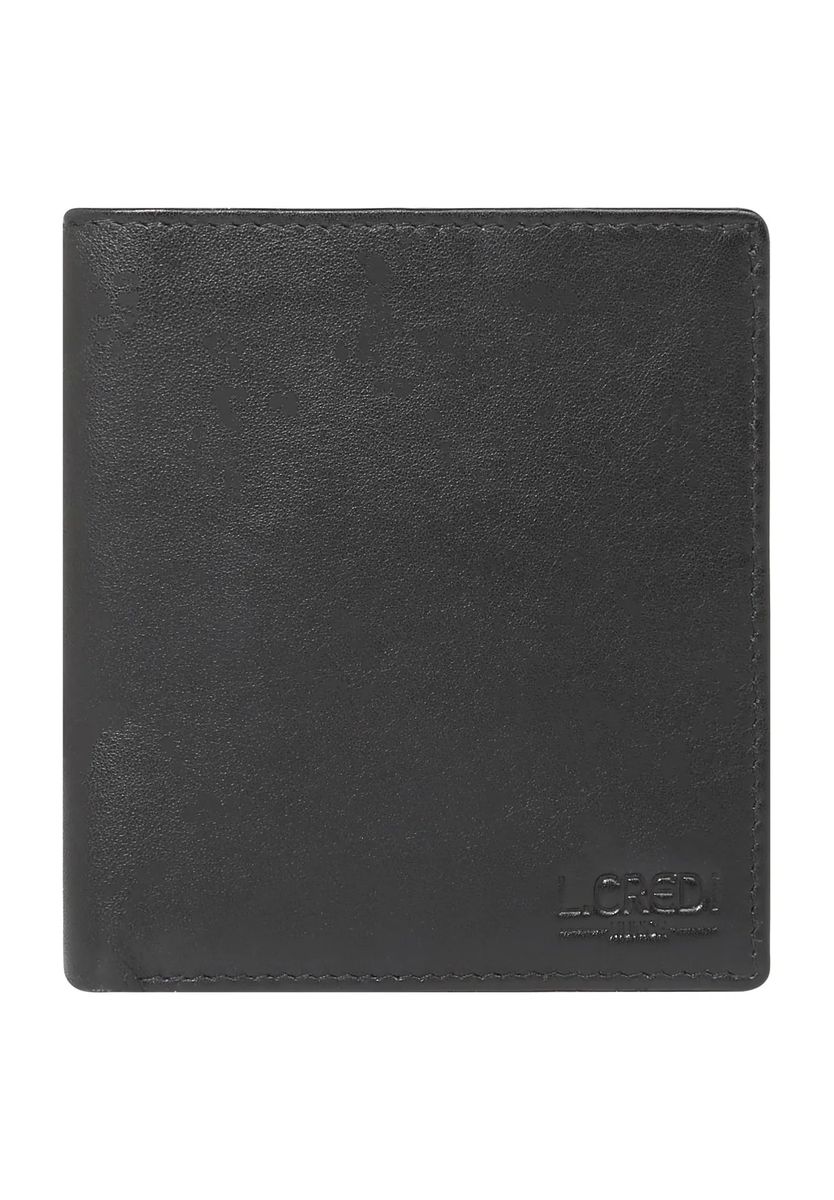 Schlankes genarbtes Bifold-Portemonnaie