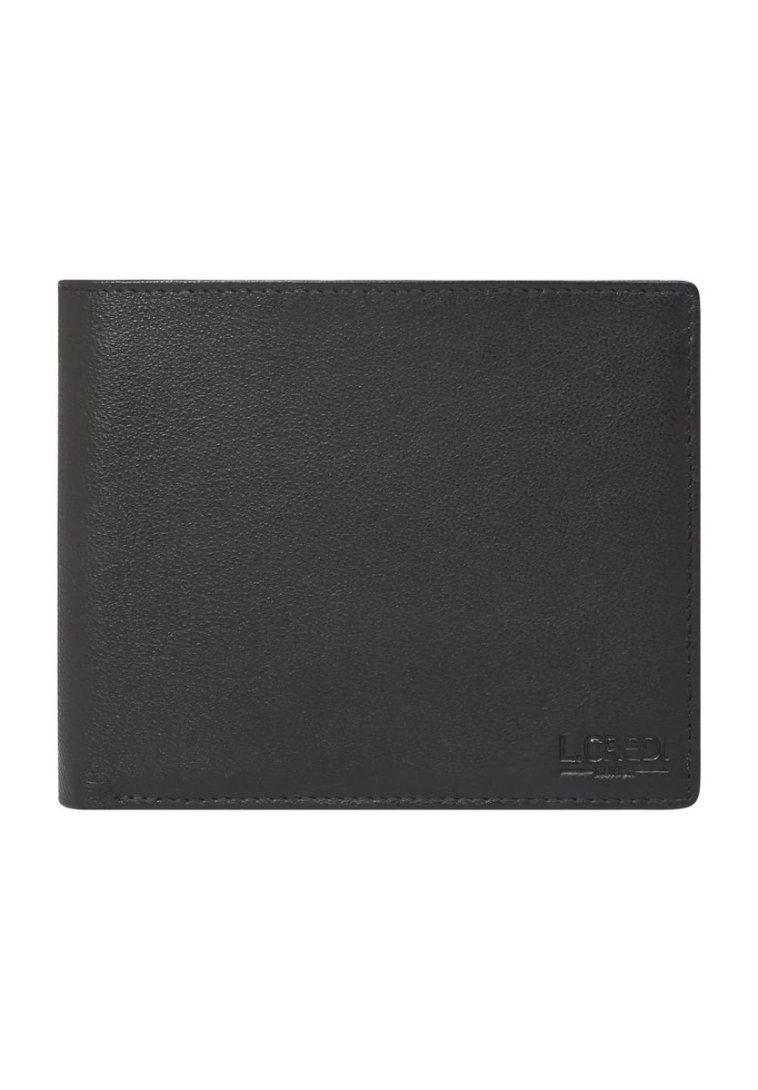 Klassische Leder-Bifold-Geldbörse