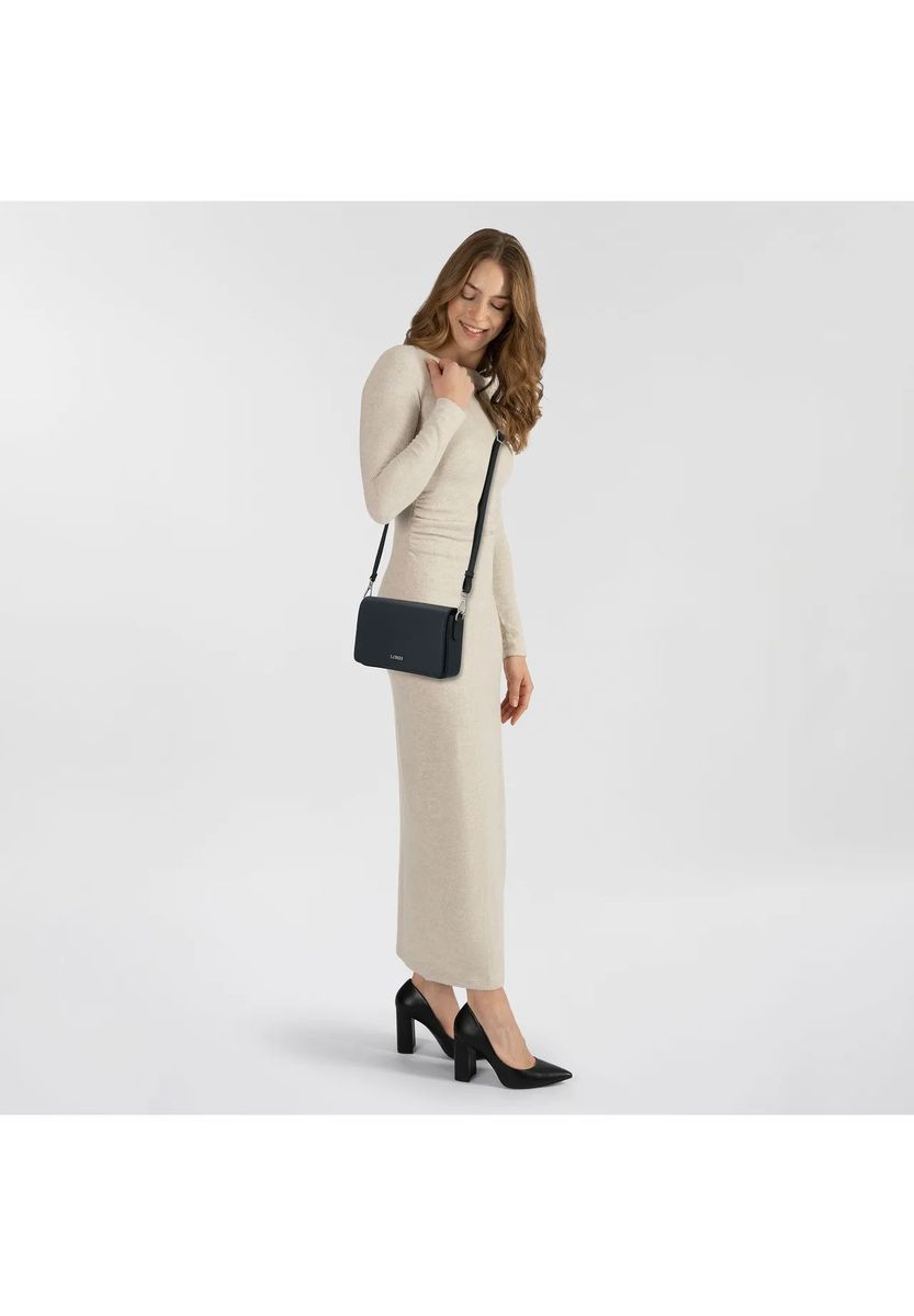 Elegante Umhängetasche aus genarbtem Kunstleder