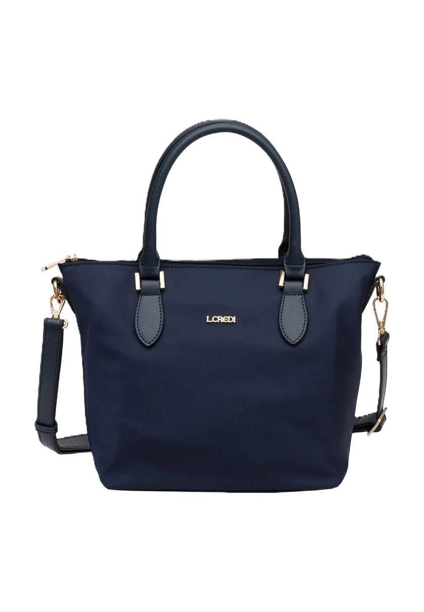 Elegante Nylon-Handtasche mit abnehmbarem Gurt