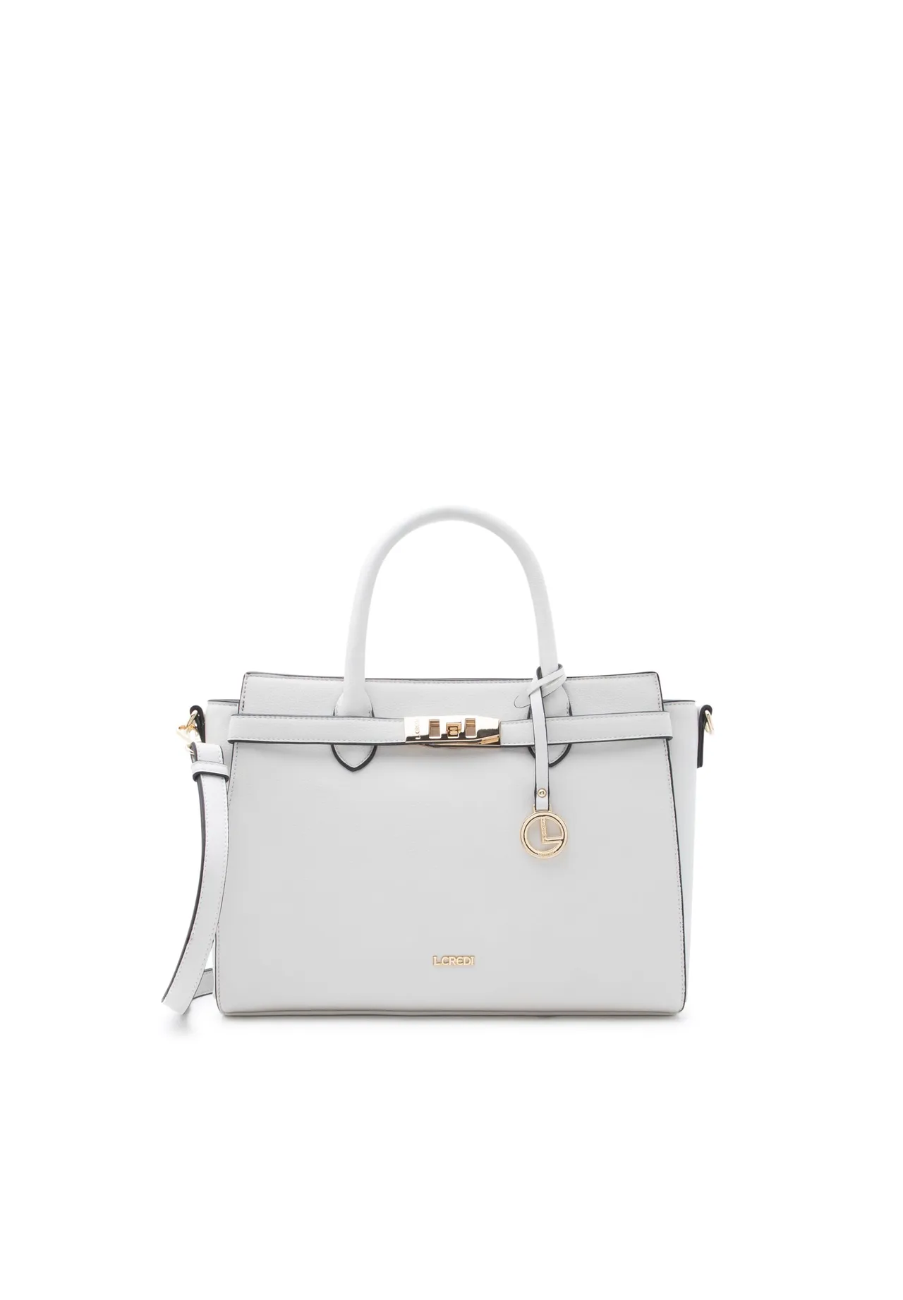 Konstanze Kurzgrifftasche mit Riemendetail