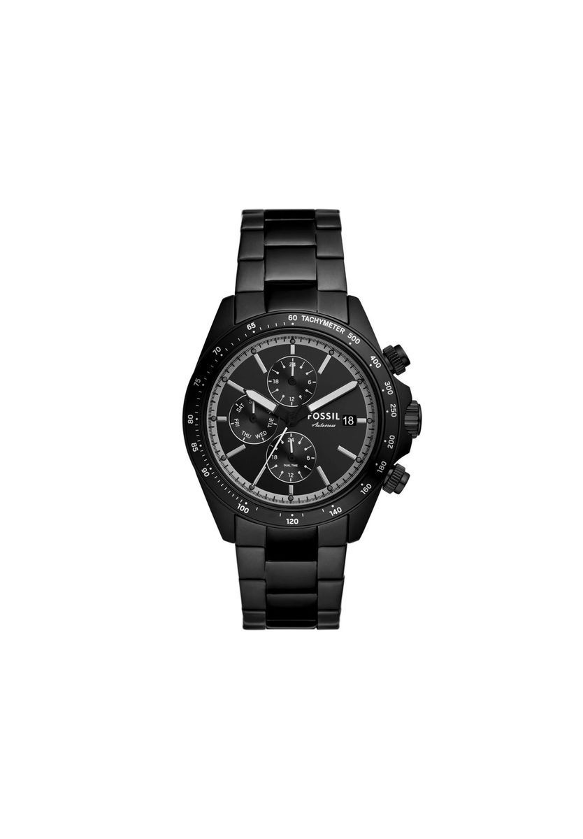 Herren-Multifunktions-Chronograph Uhr in Schwarz