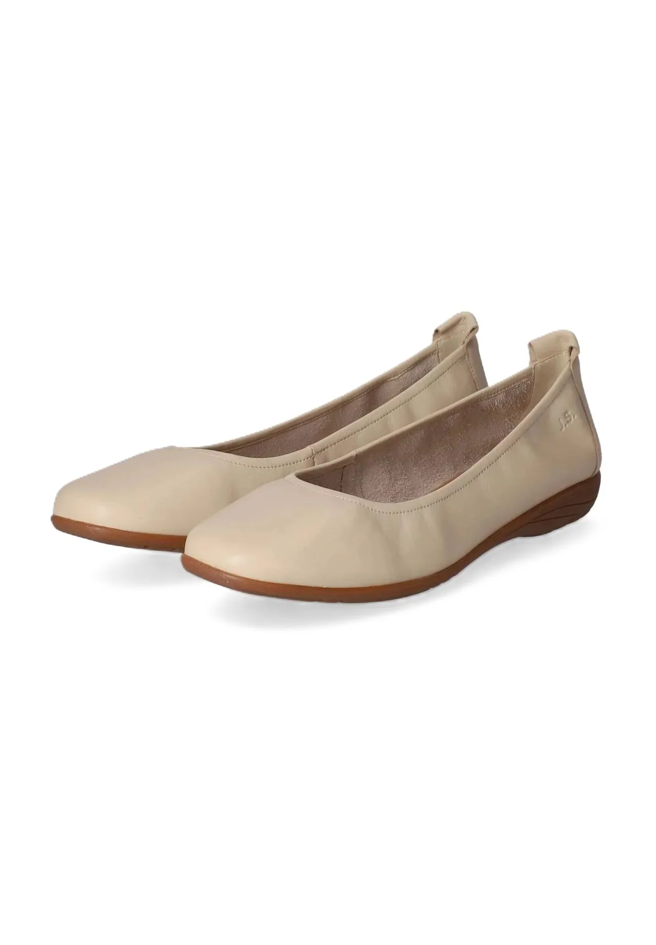 Fenja Leder-Ballerinas mit Gummizug
