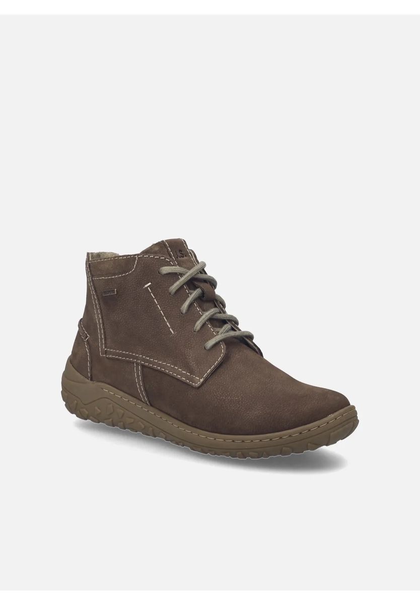 Robuste Leder-Schnürstiefelette