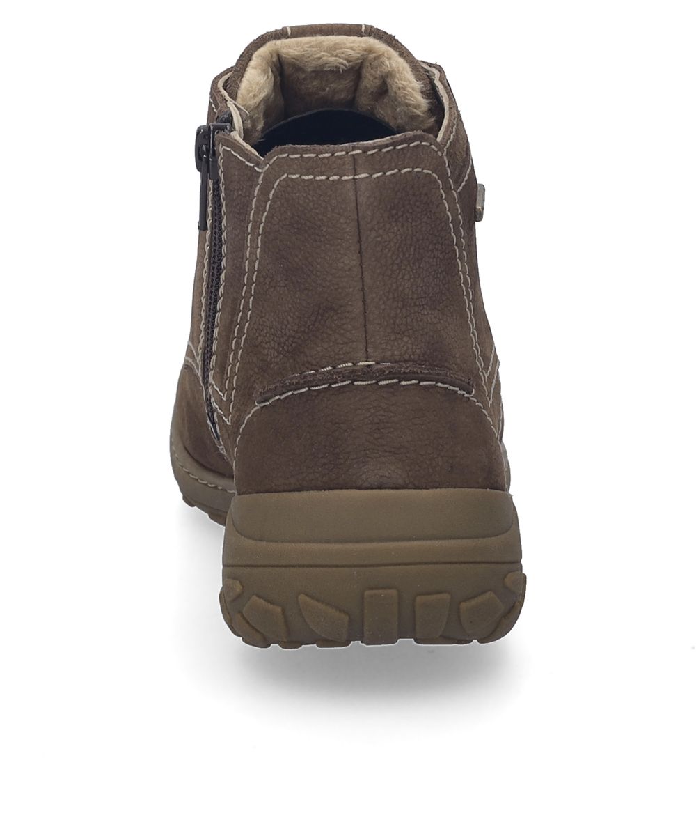 Robuste Leder-Schnürstiefelette