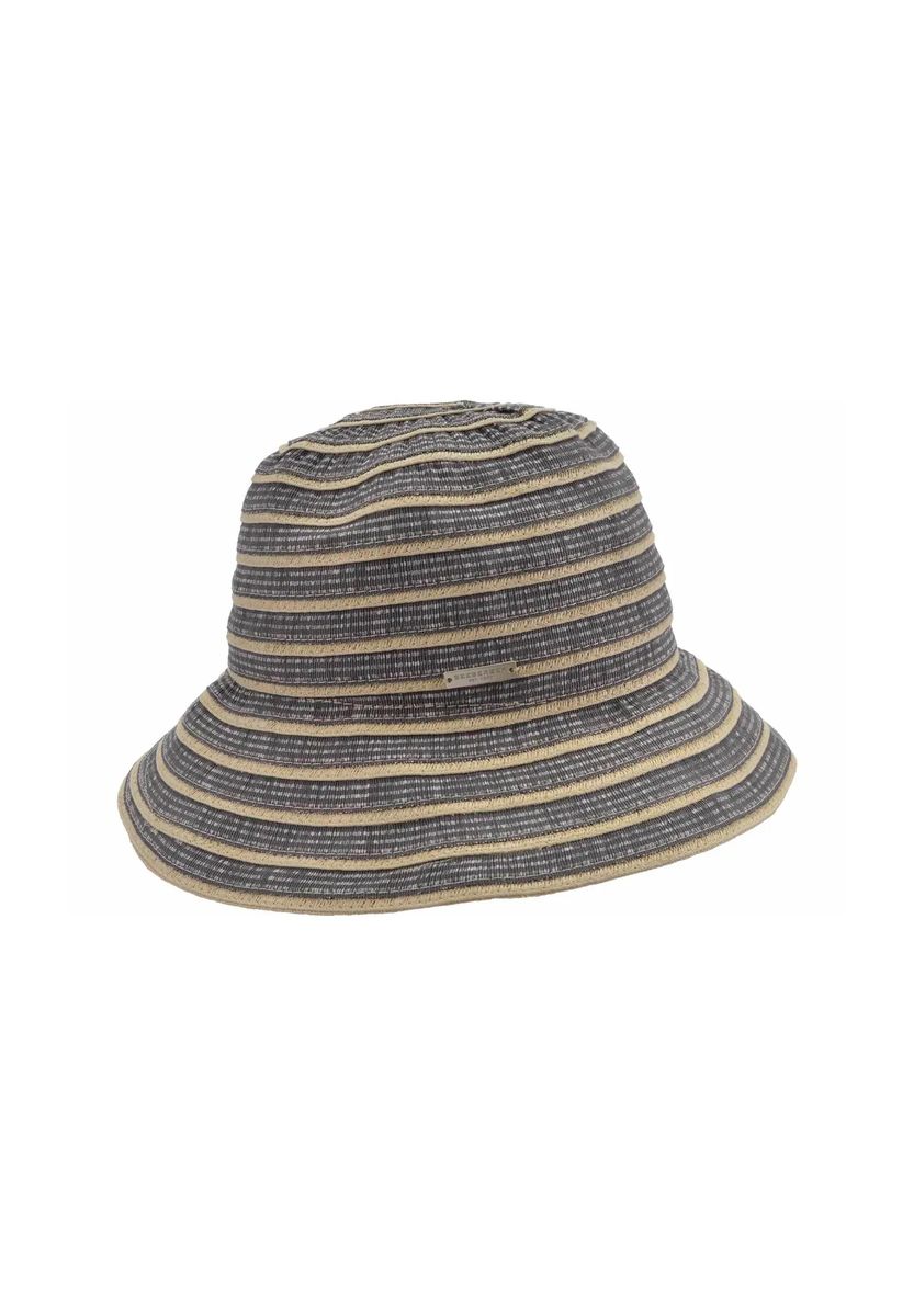 Eleganter faltbarer gestreifter Sonnenhut