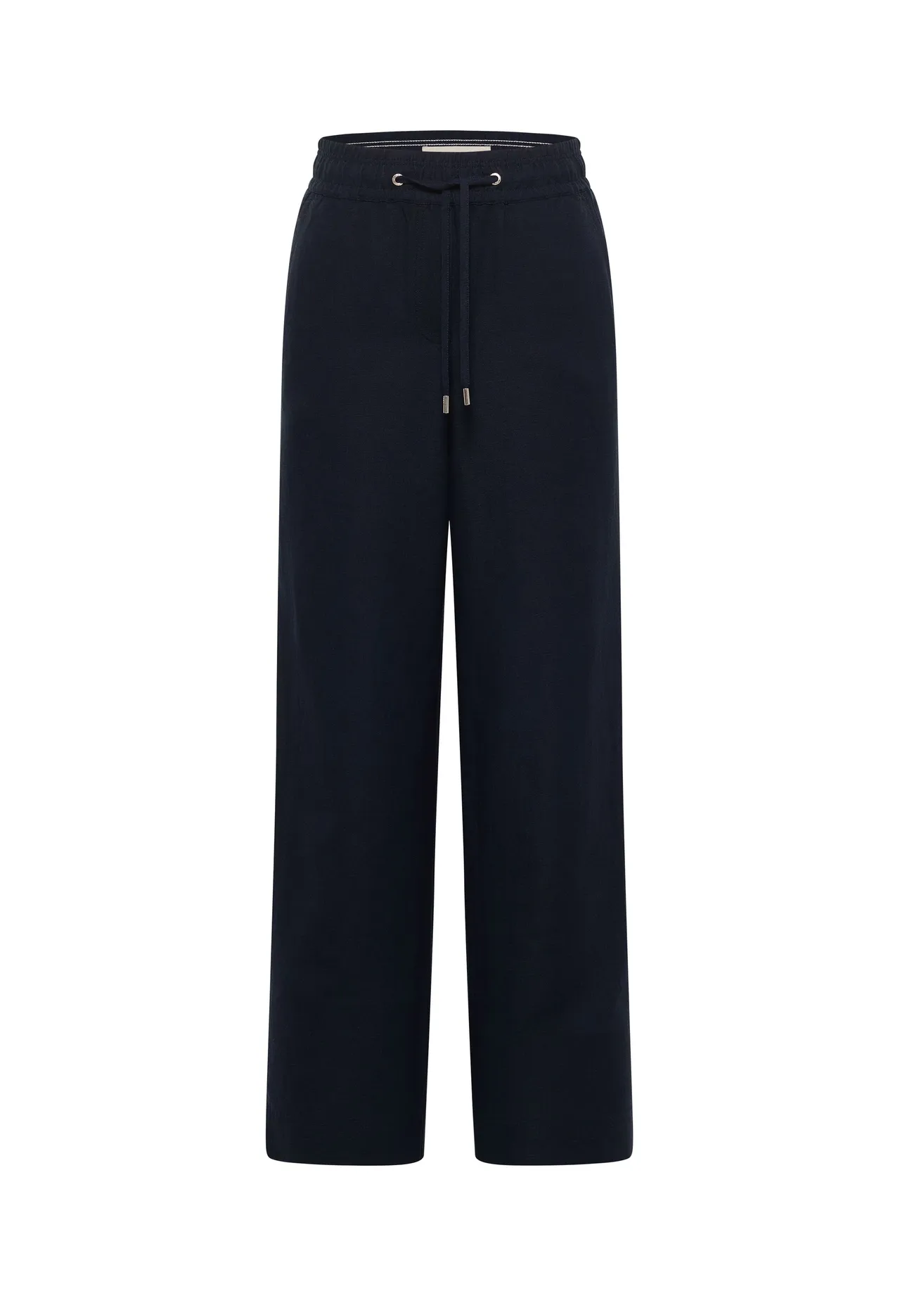 Weite Stoffhose mit Tunnelzug