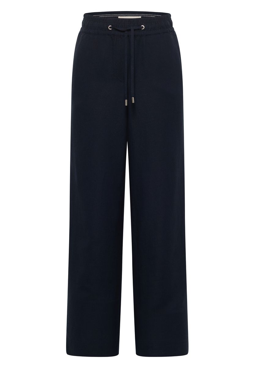 Weite Stoffhose mit Tunnelzug