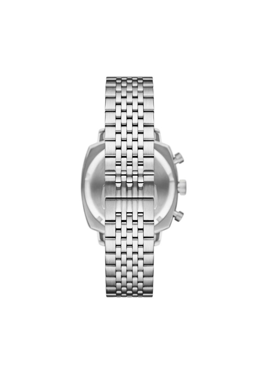 Herren Silberfarbene Chronographenuhr