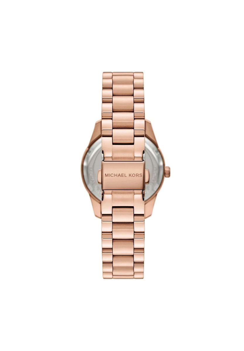 Elegante Roségold Damen Chronograph Uhr