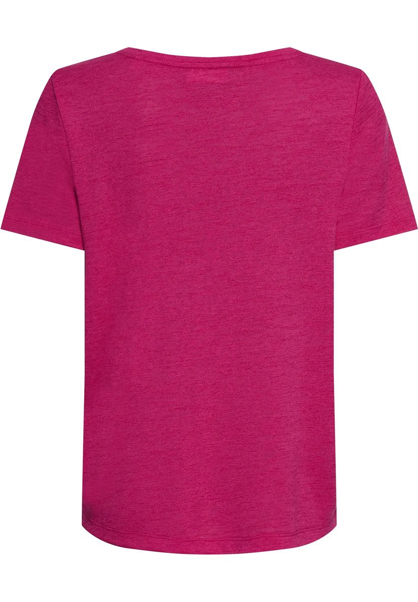 T-Shirt mit Grafikprint und Seitenschlitzen