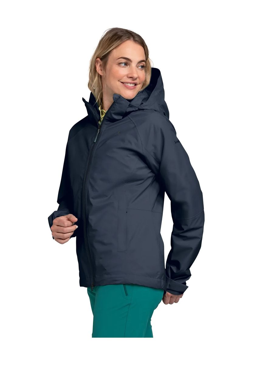 Hochfunktionale wasserdichte packbare Shell-Jacke