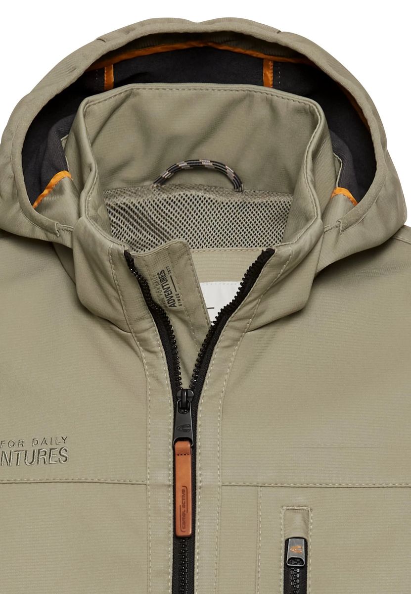 Funktionale Softshell-Blousonjacke mit Kapuze