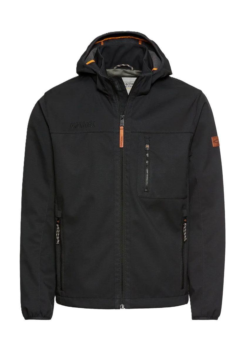Funktionale Softshelljacke mit Kapuze