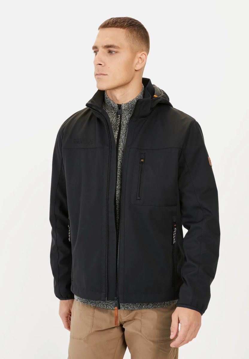 Funktionale Softshelljacke mit Kapuze