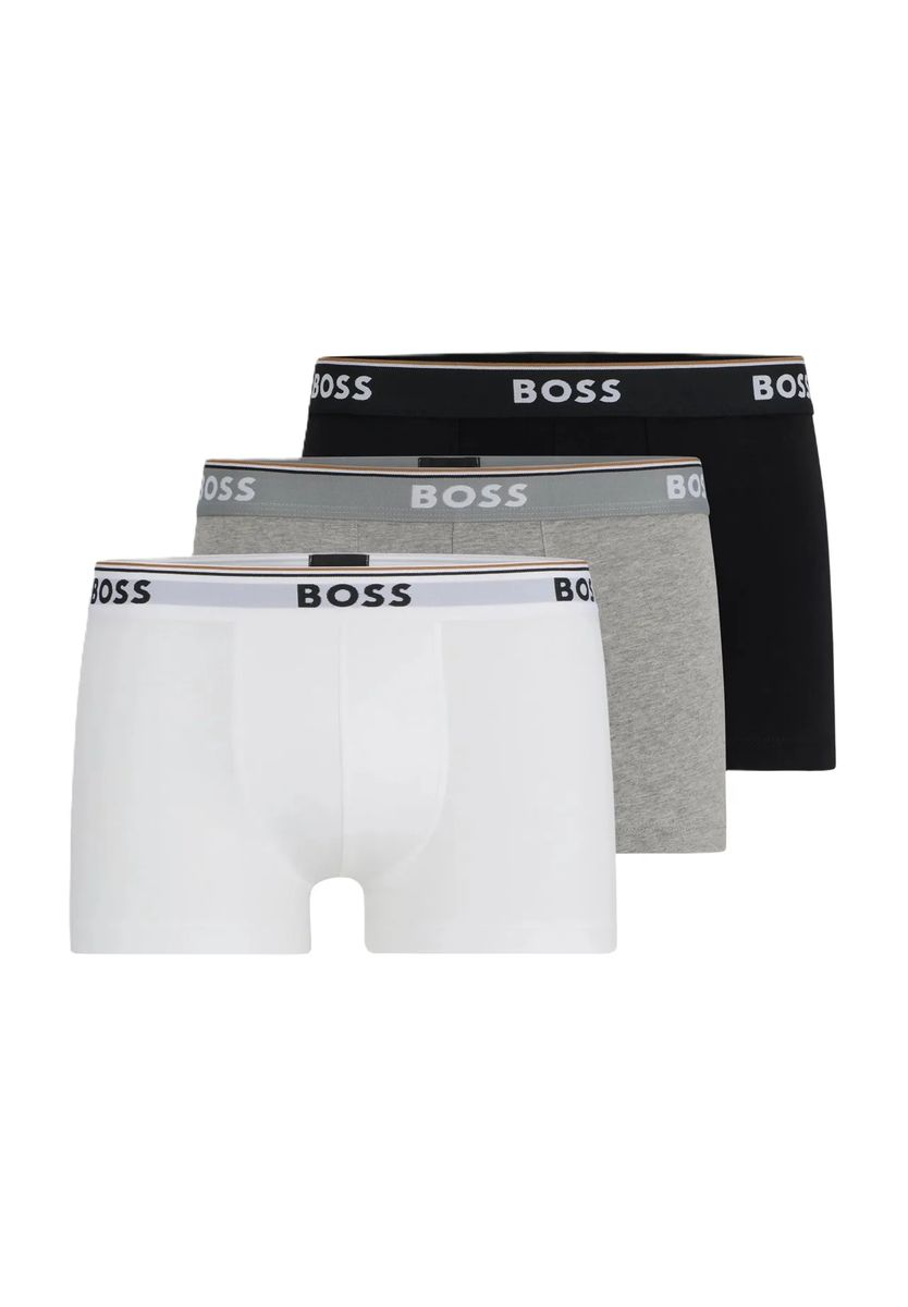 Körpernahe Trunks aus Stretch-Baumwolle
