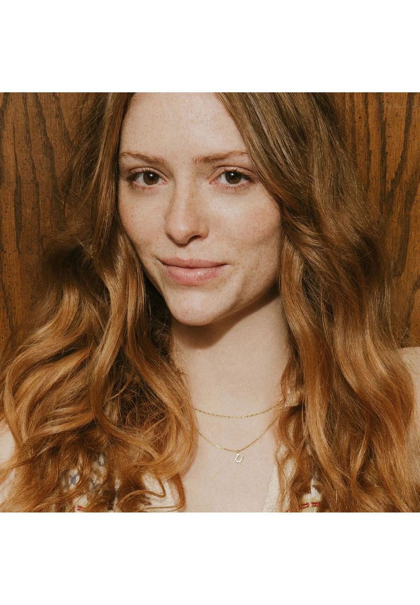 Goldfarbene Hufeisen-Anhänger Halskette