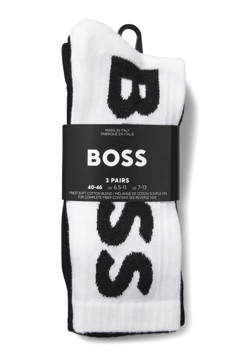 Gepolstertes Crew-Socken-Set mit Logo