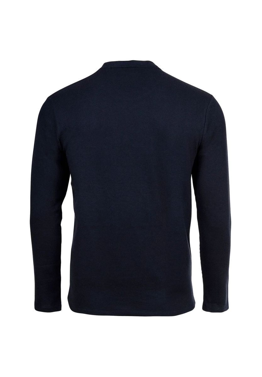 Langarmshirt mit Waffelstruktur