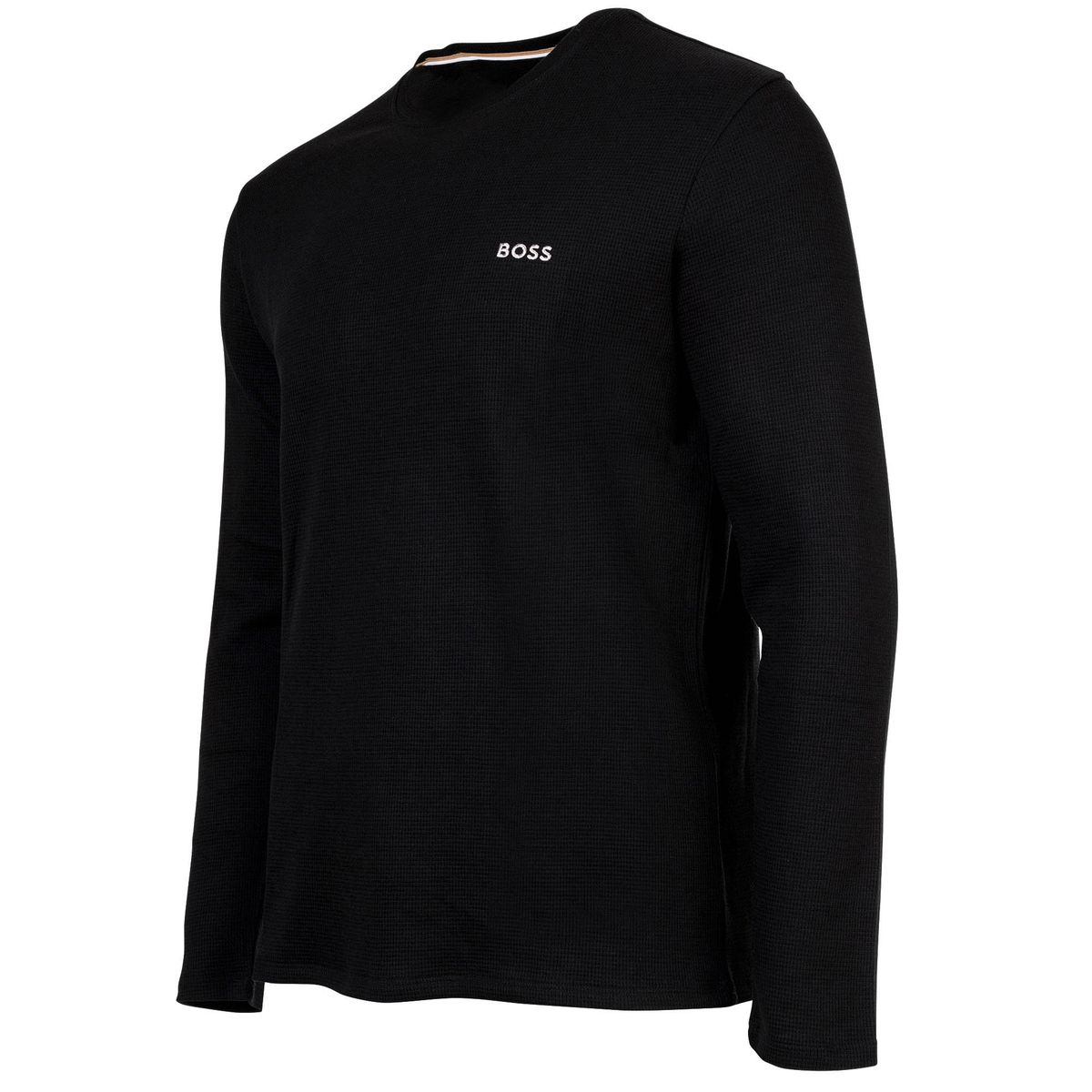 Klassisches Waffelstrick Langarmshirt
