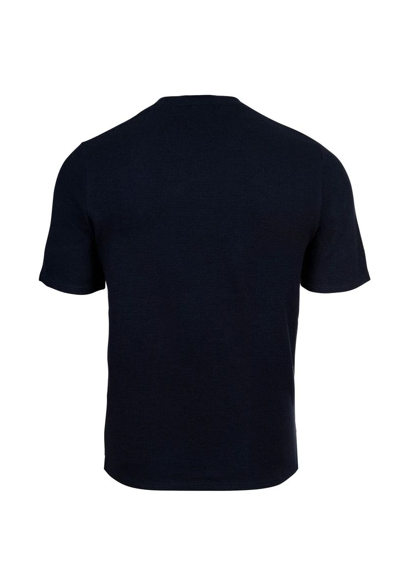 T-Shirt mit Waffelstruktur Logo