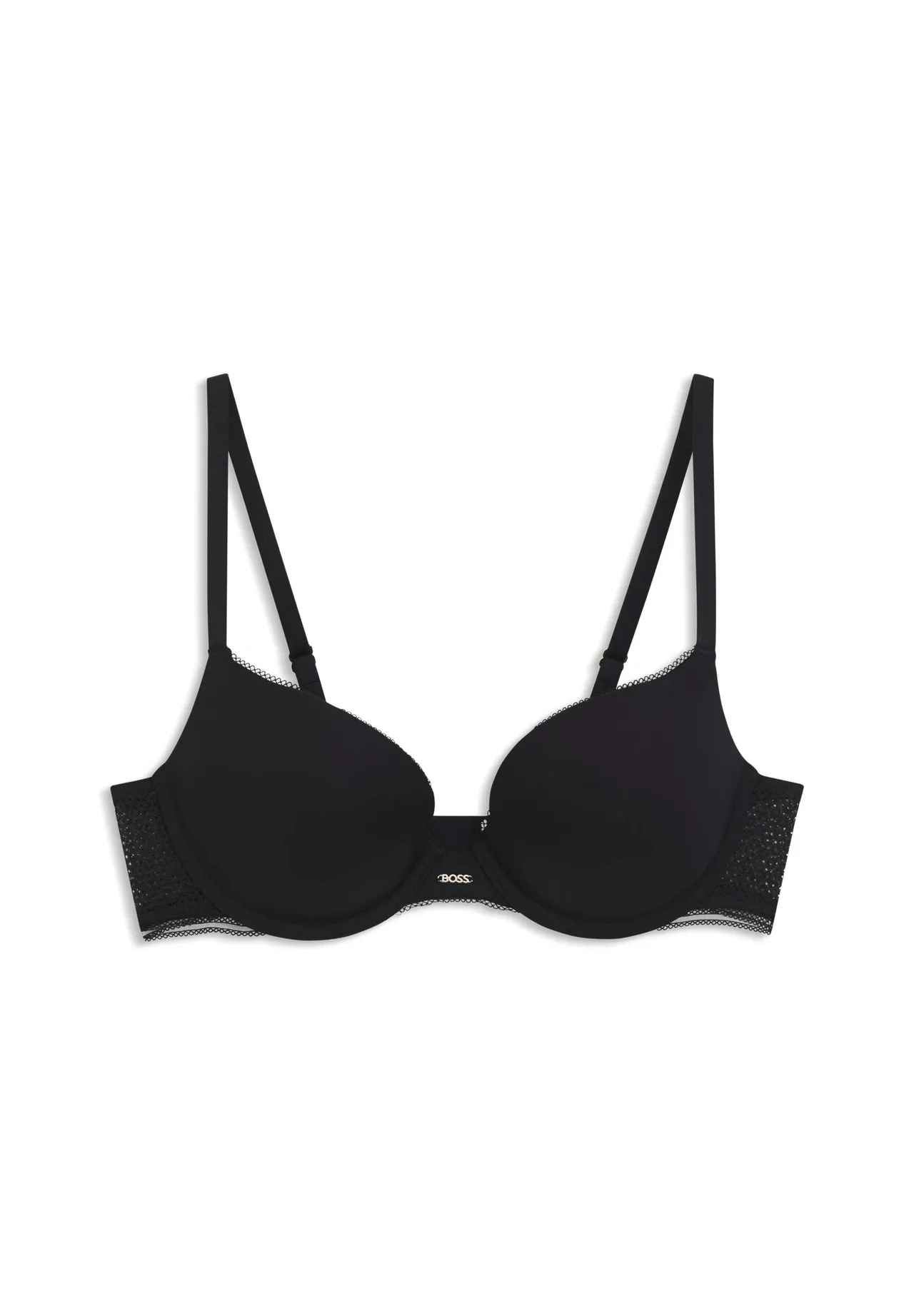 Push-up-BH aus Mikrofaser mit Spitze