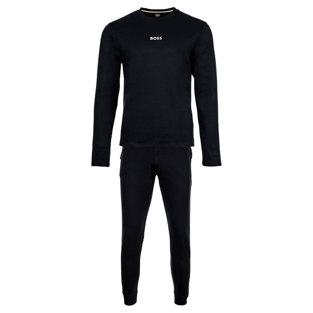 Langärmeliges Baumwoll-Pyjama-Set
