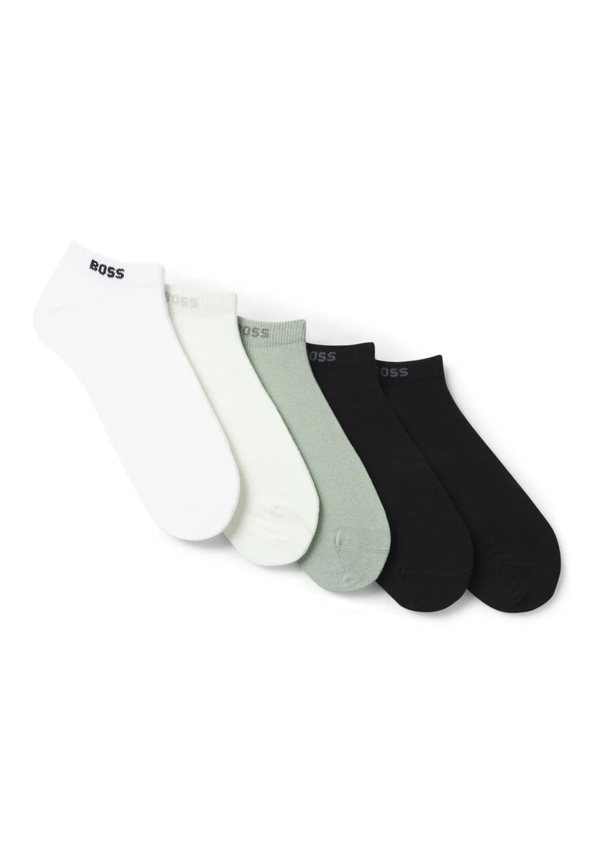 Minimalistische Sneaker-Socken aus Baumwoll-Mix