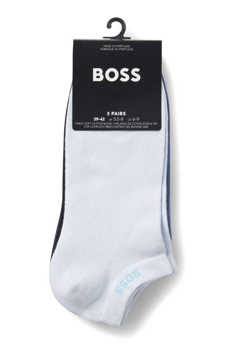 Minimalistische Sneaker-Socken aus Baumwoll-Mix