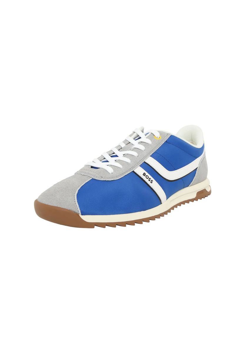 Low-Top Sneaker mit Wildleder-Besatz