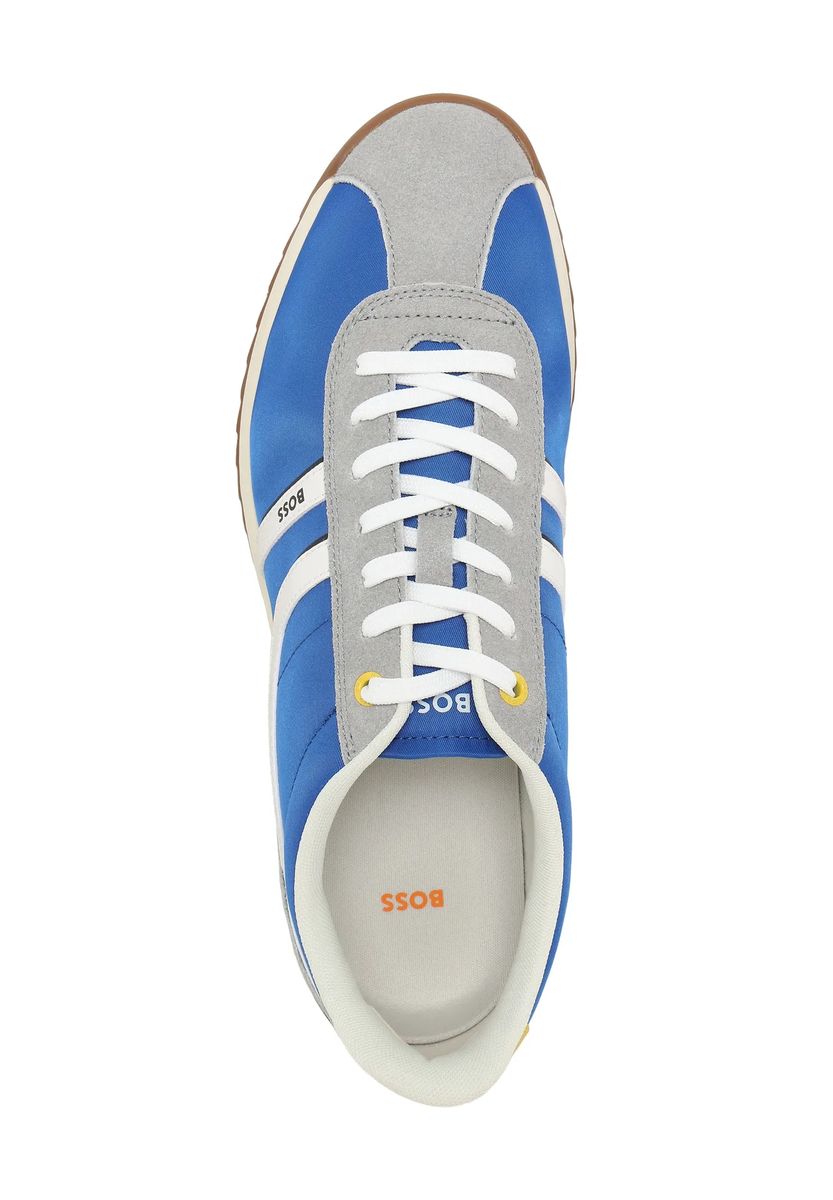 Low-Top Sneaker mit Wildleder-Besatz