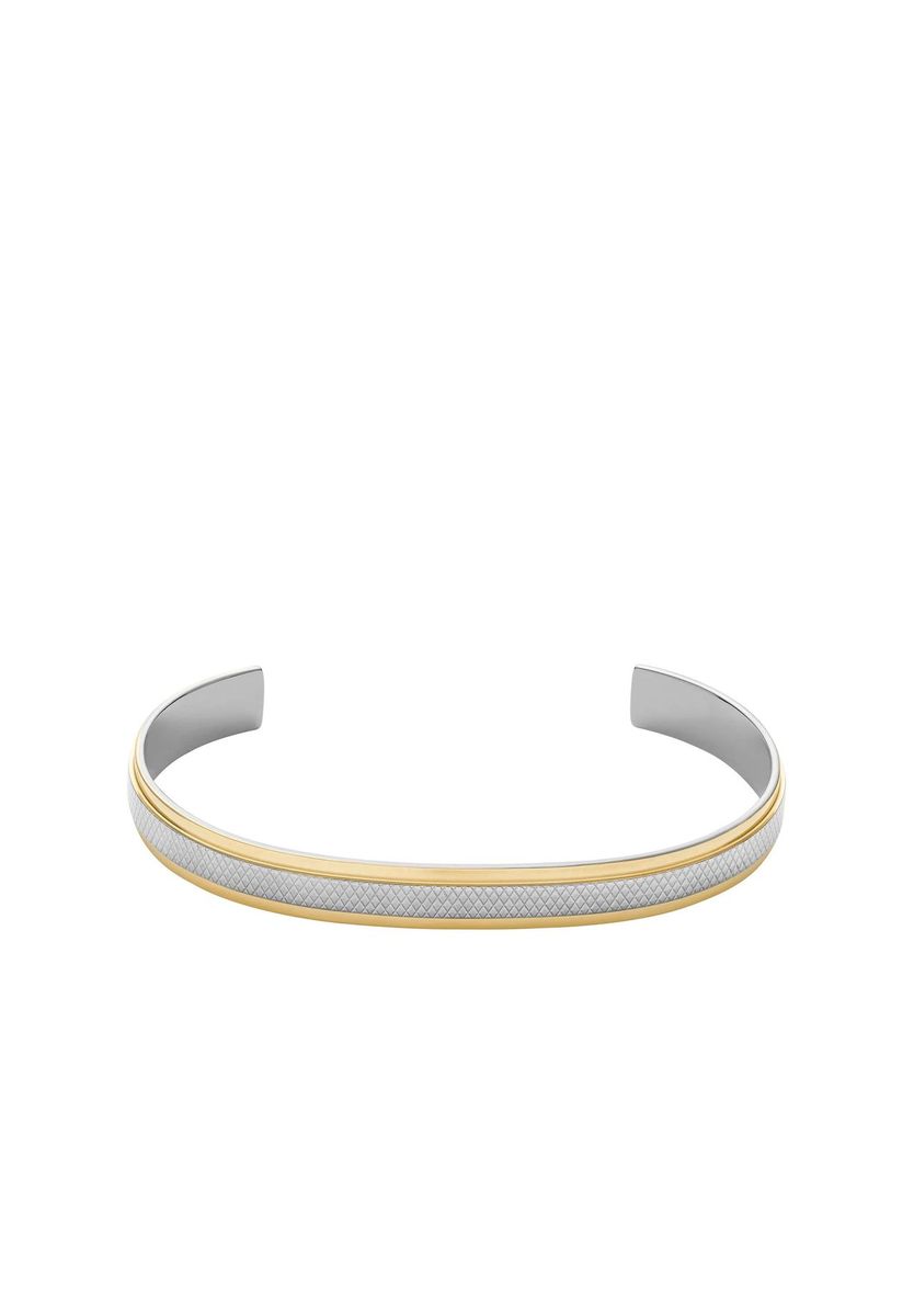 Herren Bicolor Edelstahl Armreif