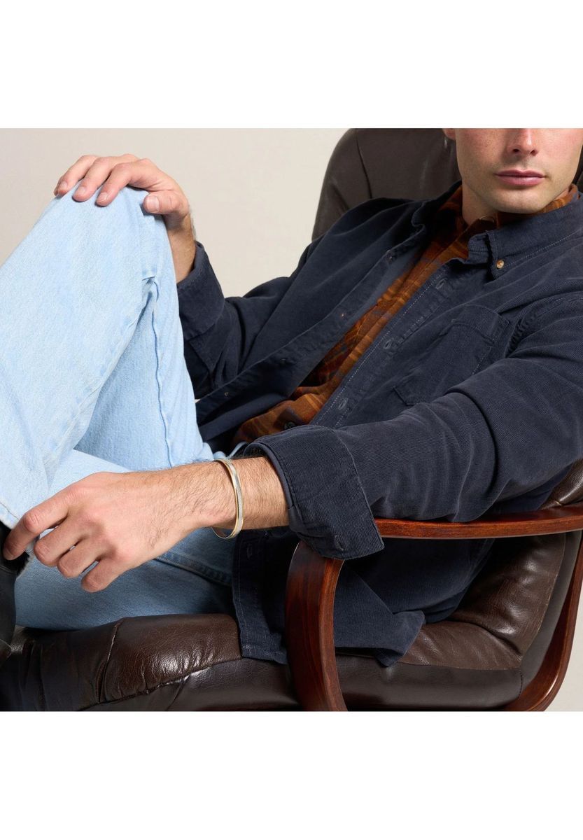 Herren Bicolor Edelstahl Armreif