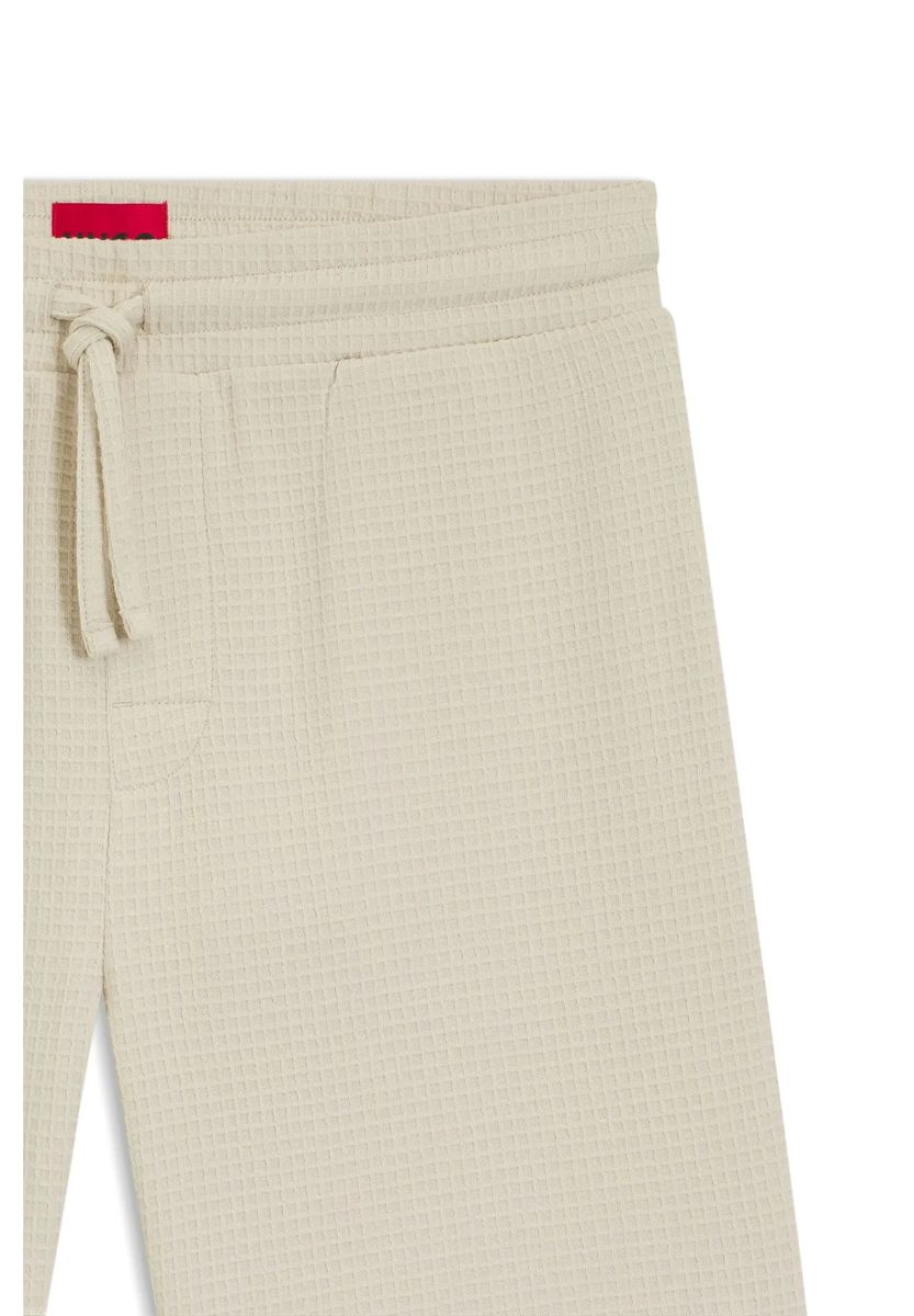 Lounge-Shorts mit Waffelstruktur und Tunnelzug