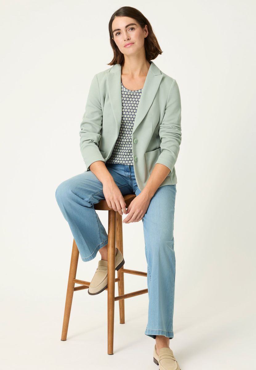 T-Shirt mit geometrischem Allover-Muster