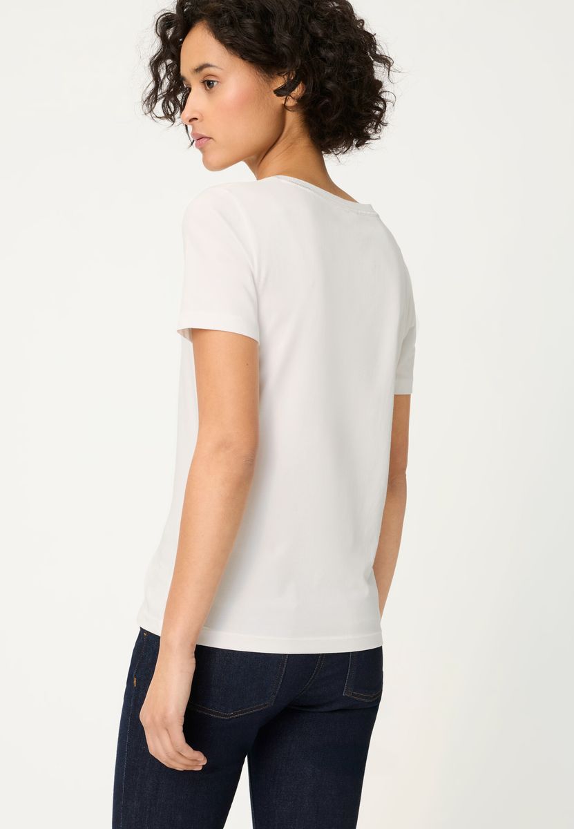 T-Shirt mit Kirsch-Grafik-Print