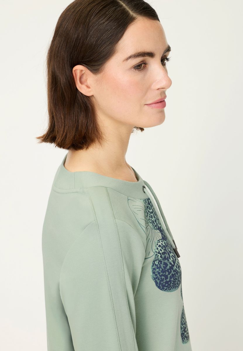 Sweatshirt mit floralem Grafikprint
