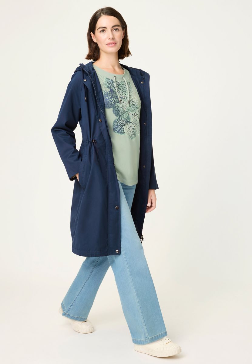 Sweatshirt mit floralem Grafikprint
