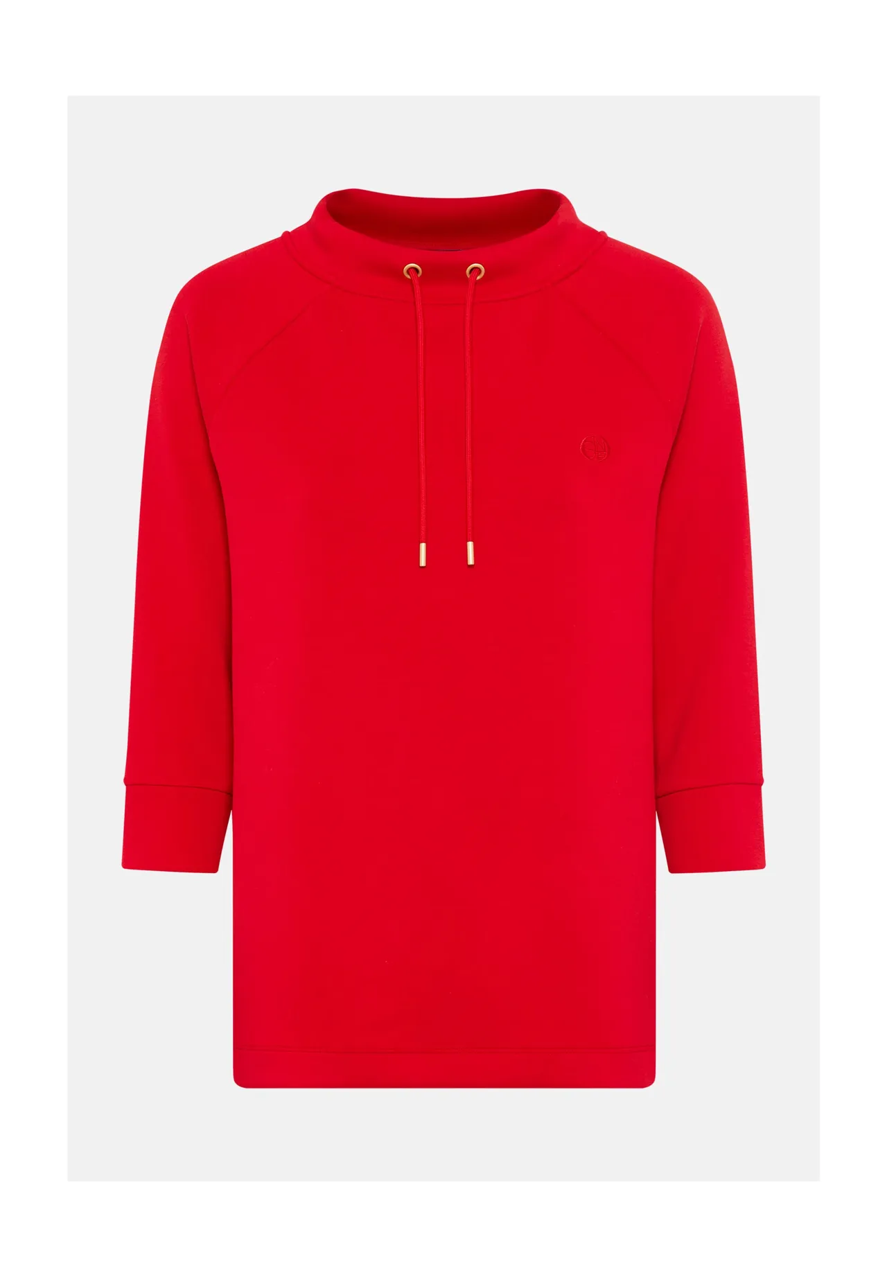 Lässiges Sweatshirt mit Stehkragen