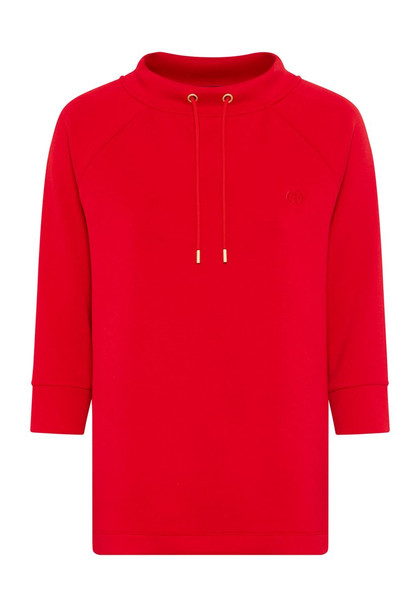 Lässiges Sweatshirt mit Stehkragen