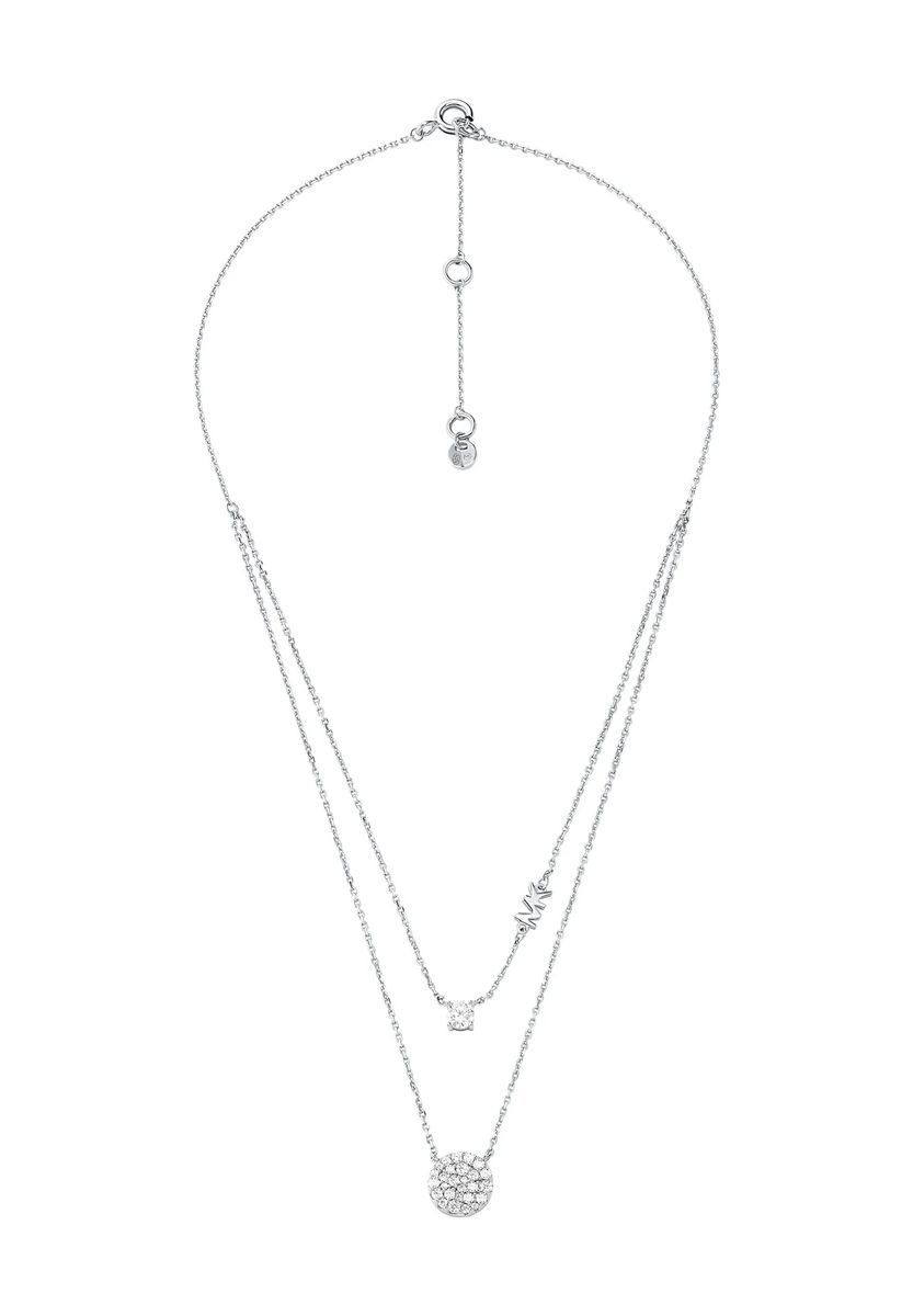 Silberkette mit Zirkonia-Anhängern