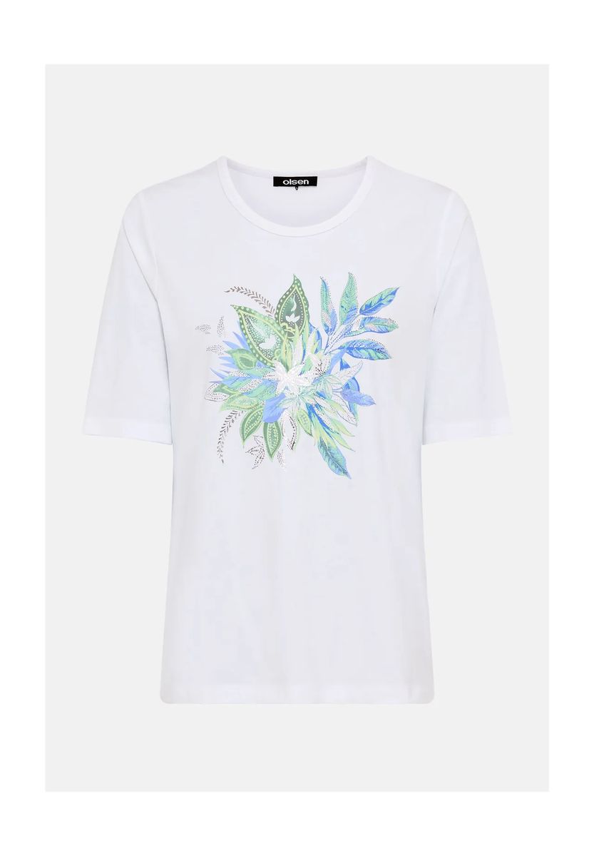 T-Shirt mit floralem Grafikprint