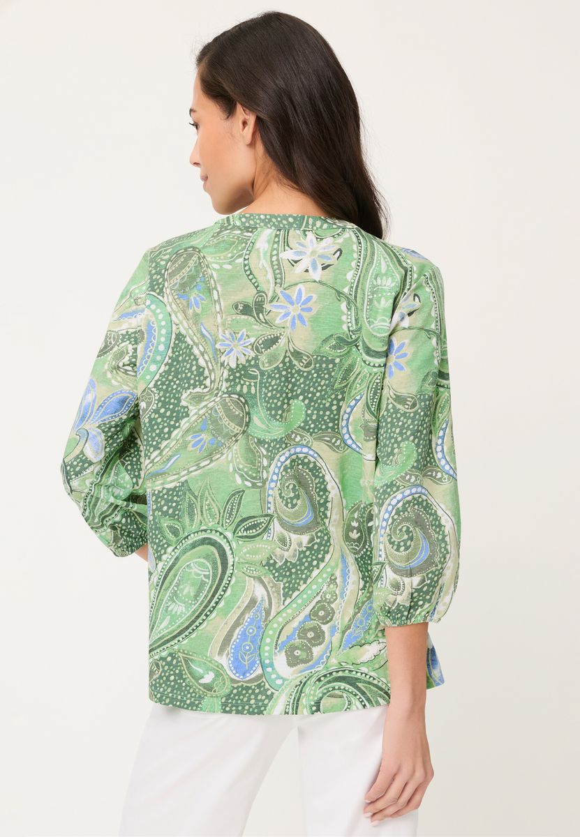 Tunikashirt mit Paisley-Muster