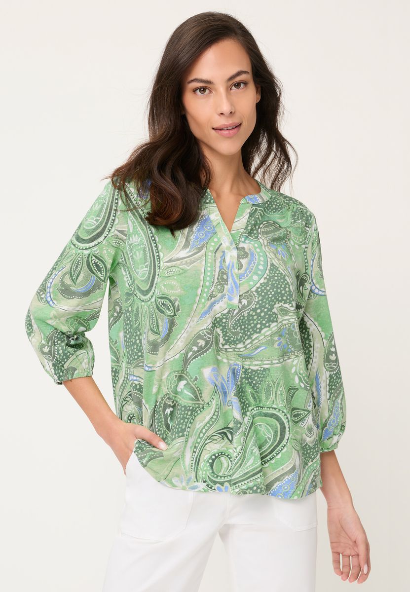 Tunikashirt mit Paisley-Muster
