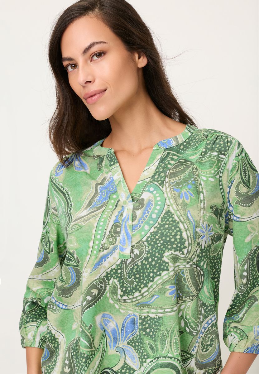 Tunikashirt mit Paisley-Muster