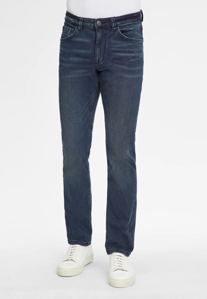 Geradlinige Five-Pocket Denim Jeans