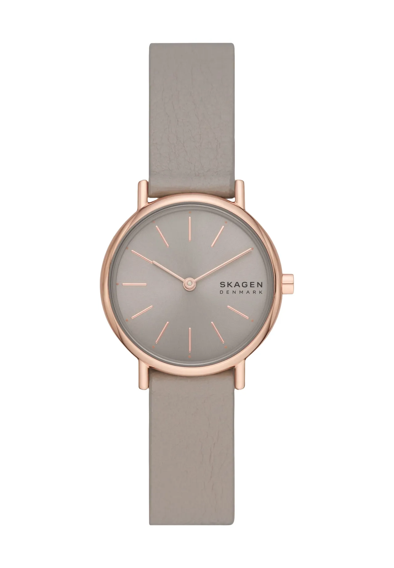 Minimalistische Analog-Lederarmbanduhr