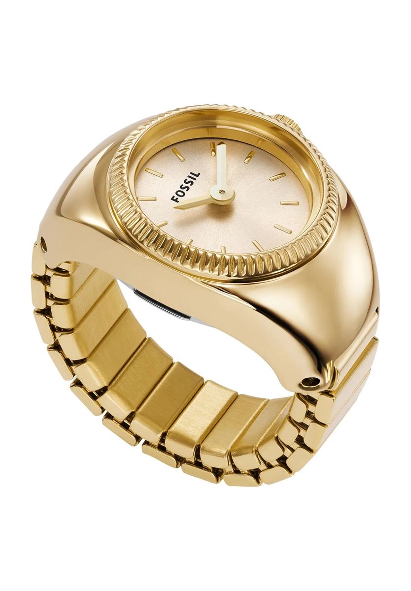 Elegante Ring-Uhr mit Sonnenschliff